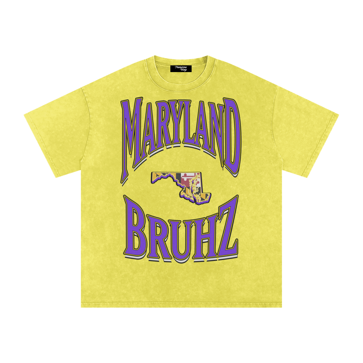 The Uniform Tee - Maryland Bruhz - Yellow